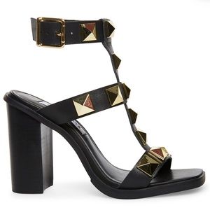 Steve Madden Heels IDELLE BLACK MULTI size 6 1/2